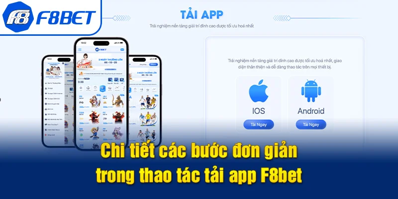 các bước tải app f8bet
